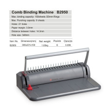 Фото Переплётная машина на пластиковую пружину COMIX B2950, 150л./20мм.