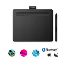 Фото Графический планшет Wacom Intuos Small Bluetooth (CTL-4100WLK-N) Чёрный