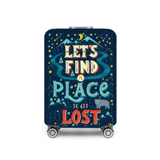 Фото Чехол для чемодана Travelsky Lets Get Lost S Фото Чехол для чемодана Travelsky Lets Get Lost S