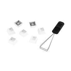 Фото Набор кнопок на клавиатуру HyperX PBT Keycaps Full Key Set (White) 519T5AA#ACB