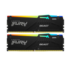 Комплект модулей памяти Kingston FURY Beast RGB KF556C36BBEAK2-32 DDR5 32GB (Kit 2x16GB) 5600MHz Комплект модулей памяти Kingston FURY Beast RGB KF556C36BBEAK2-32 DDR5 32GB (Kit 2x16GB) 5600MHz