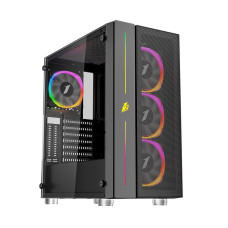 Фото Компьютерный корпус 1STPLAYER BLACK.SIR B7-BK без Б/П