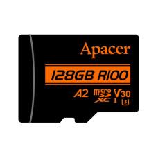 Фото Карта памяти Apacer AP128GMCSX10U8-R 128GB с адаптером SD Фото Карта памяти Apacer AP128GMCSX10U8-R 128GB с адаптером SD