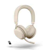 Гарнитура Jabra Evolve2 75 Link380a MS Stereo Beige USB-A Гарнитура Jabra Evolve2 75 Link380a MS Stereo Beige USB-A