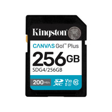 Карта памяти Kingston SDG4/256GB Canvas Go Plus Gen4 C10 UHS-I U3 V30 256GB Карта памяти Kingston SDG4/256GB Canvas Go Plus Gen4 C10 UHS-I U3 V30 256GB