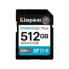 Фото Карта памяти Kingston SDG4/512GB Canvas Go Plus Gen4 C10 UHS-I U3 V30 512GB