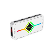 Фото Контроллер подсветки Gamemax V4.0 ARGB+PWM HUB WH (12В)