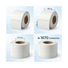 Фото Термоэтикетки в рулоне Europrint EPLE-100.100.1670.76 (1 рулон)