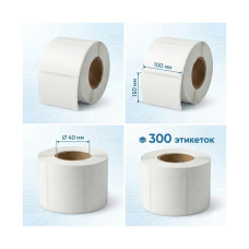 Фото Термоэтикетки в рулоне Europrint EPLE-100.150.300.40 (2 рулона)