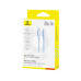 Интерфейсный кабель Baseus Silky Type-C to iP 20W 1m Blue (P10377700313-00)