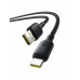 Интерфейсный кабель Baseus Silky USB to Type-C 100W 2m Black (P10377703113-01)