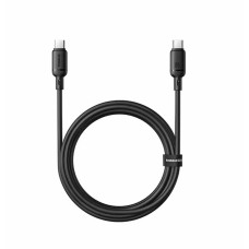 Интерфейсный кабель Baseus Silky Type-C to Type-C 100W 1m Black (P10377704113-00)