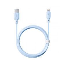 Интерфейсный кабель Baseus Silky USB to iP 2.4A 1m Galaxy Blue (P10377702313-00)