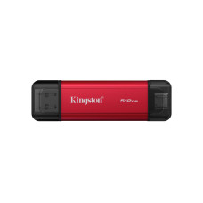 Фото Внешний SSD диск Kingston 512GB Dual Portable Красный Фото Внешний SSD диск Kingston 512GB Dual Portable Красный