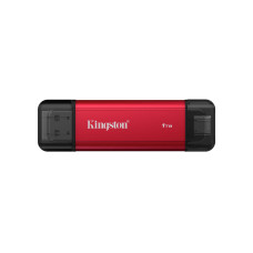Фото Внешний SSD диск Kingston 1TB Dual Portable Красный Фото Внешний SSD диск Kingston 1TB Dual Portable Красный