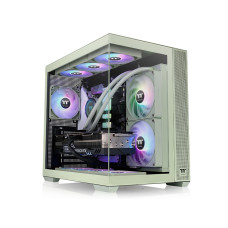 Фото Компьютерный корпус Thermaltake View 380 TG ARGB Matcha Green без Б/П