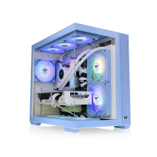 Фото Компьютерный корпус Thermaltake View 380 TG ARGB Hydrangea Blue без Б/П