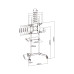 Фото Стойка мобильная Brateck TTV11-46TW Фото Стойка мобильная Brateck TTV11-46TW
